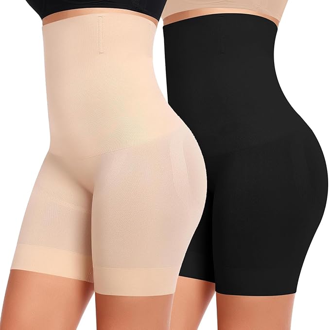 Women's High Waist Shapewear with Anti Rolling Strip Tummy Control Tucker Waist Slimming Panties Women Shapewear Underwear Women Waist Shaper Shapewear