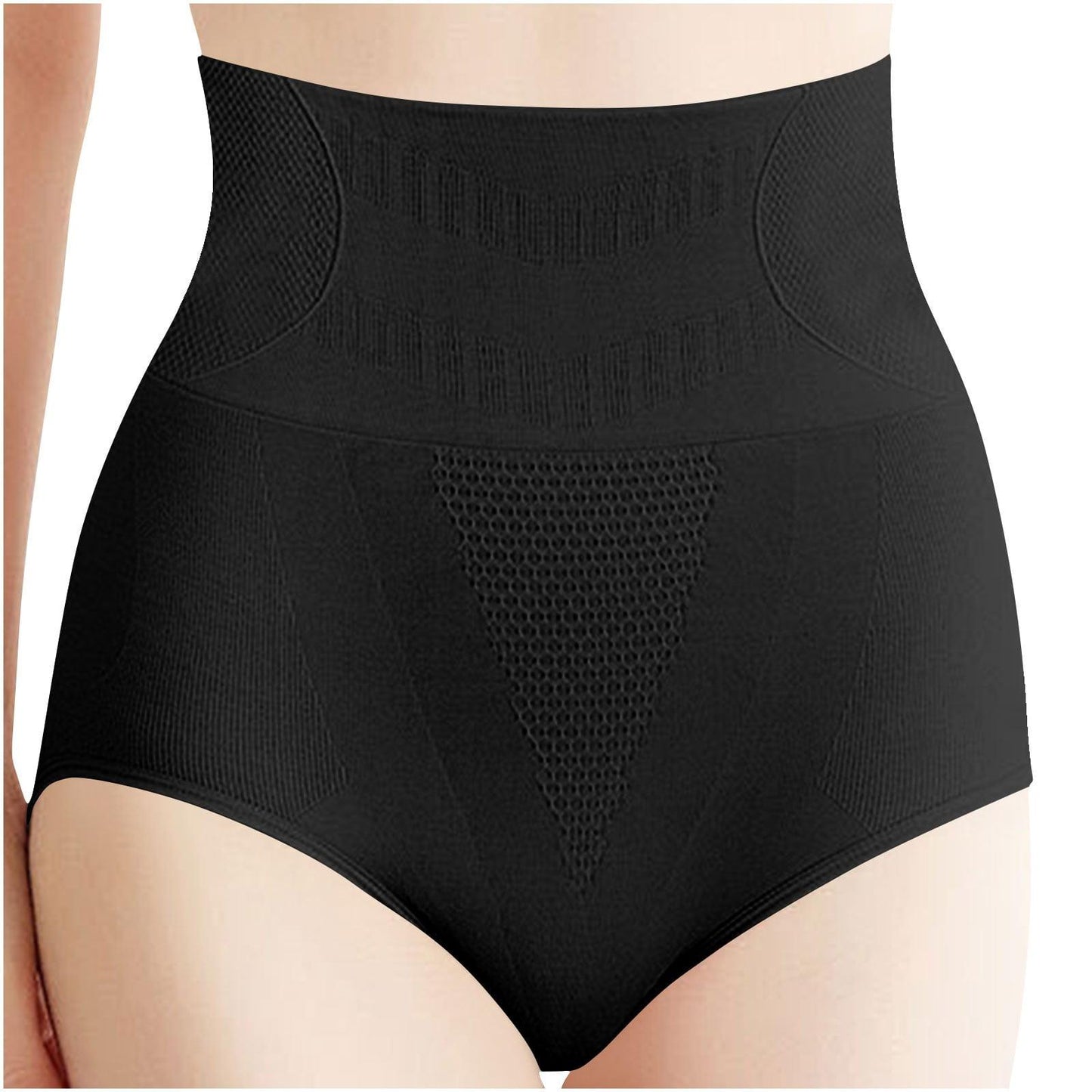 Women's High Waist Shapewear with Anti Rolling Strip Tummy Control Tucker Waist Slimming Panties Women Shapewear Underwear Women Waist Shaper Shapewear